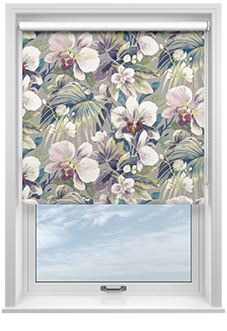 Moorea, Midnight Violet - Twist&Fit Roller Blind